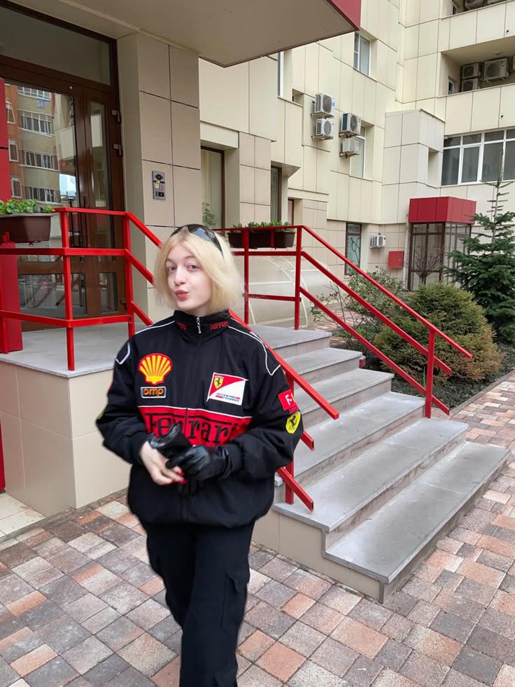 Ferrari F1 Racing Team Black & Red Jacket
