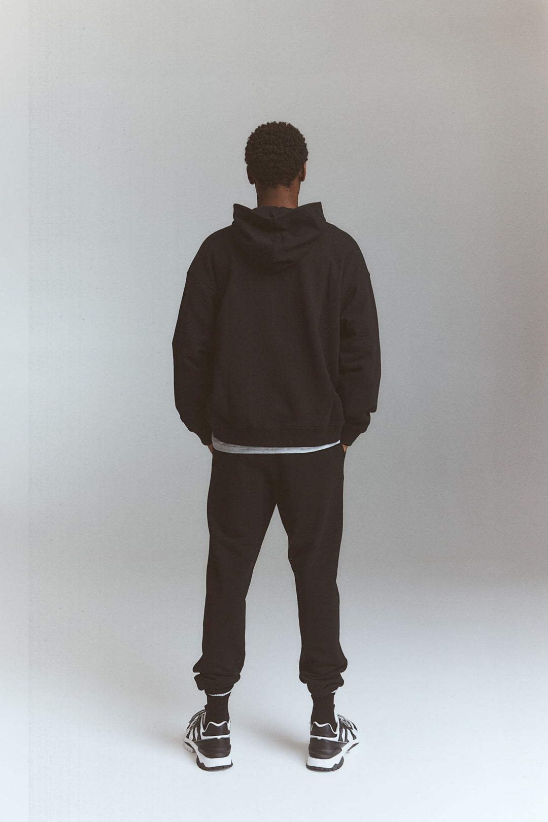 Classic Black Oversized Hoodie