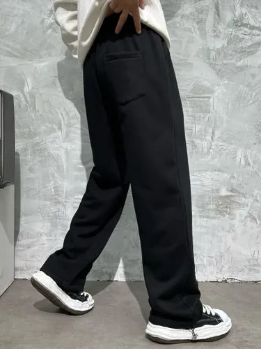 Black Cross Patch Track Pants