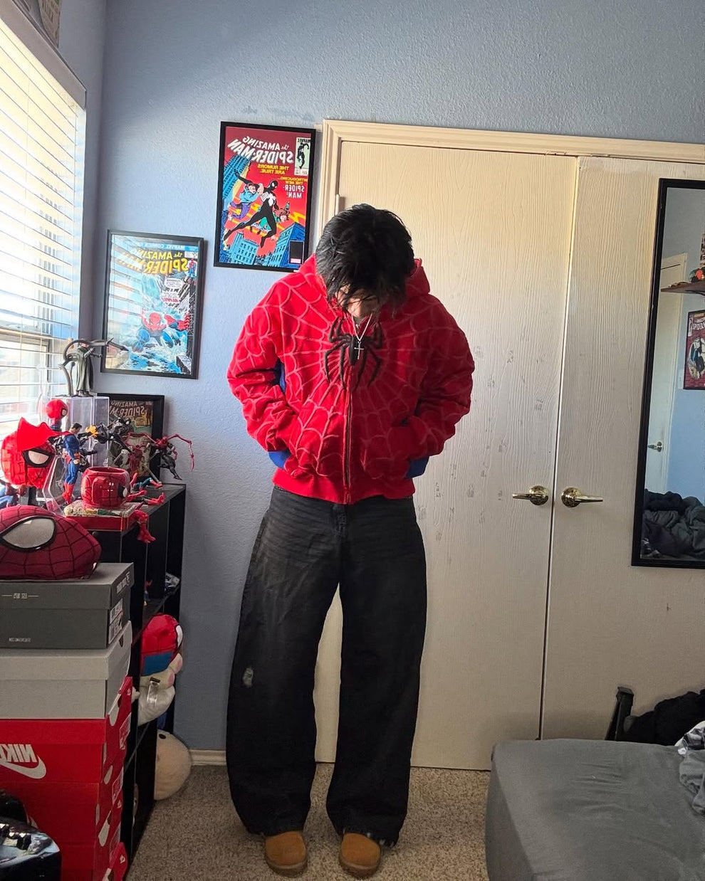 Spider-Man Web Red Hoodie – Streetwear Edition