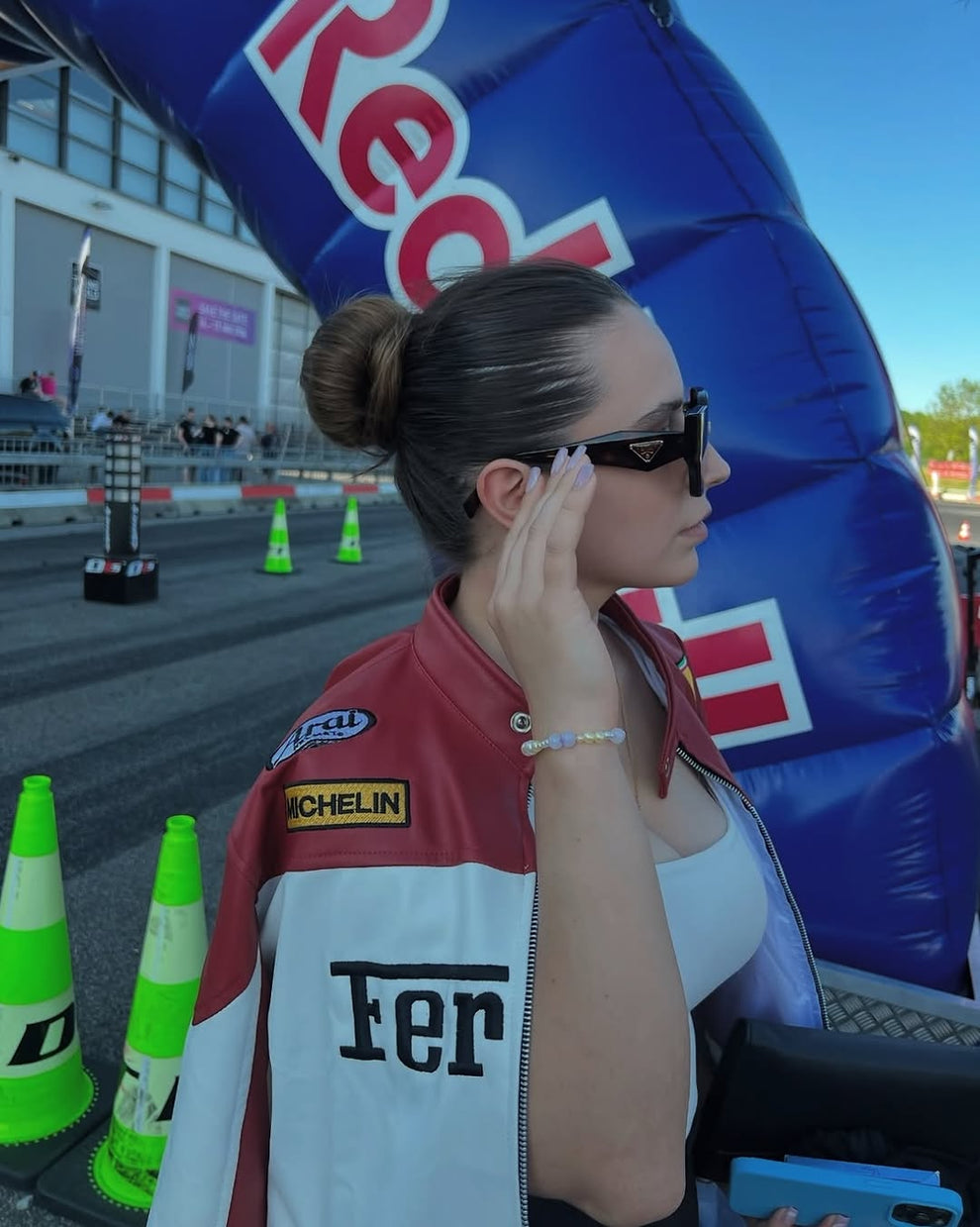 Ferrari Racing Team White Jacket – Premium Motorsport Style