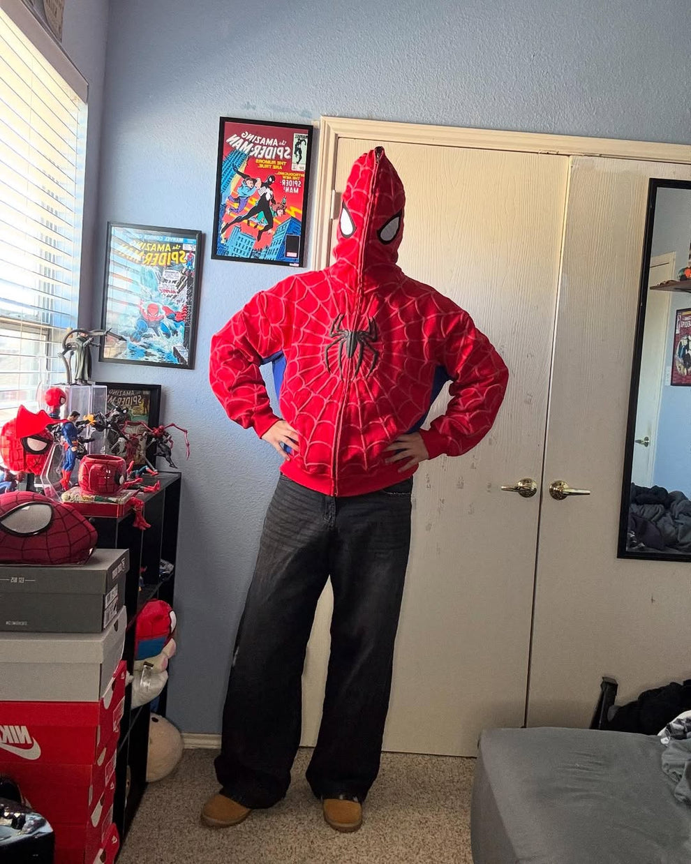 Spider-Man Web Red Hoodie – Streetwear Edition