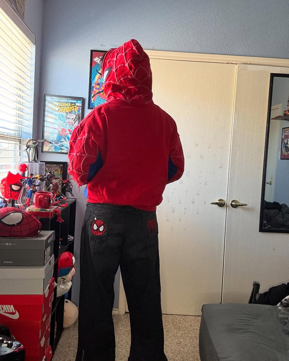 Spider-Man Web Red Hoodie – Streetwear Edition