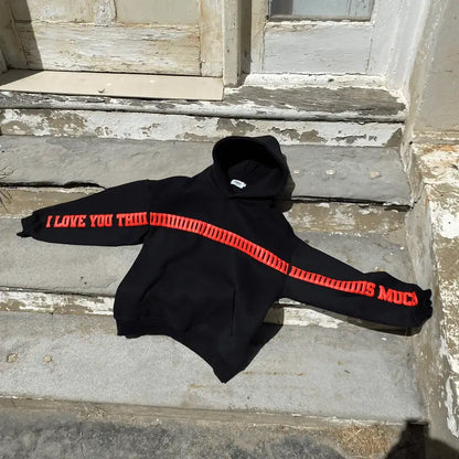 Black “I Love You This Much Hoodie