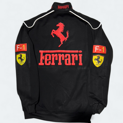 Ferrari Black F1 Racing Jacket – Unisex Motorsport Edition