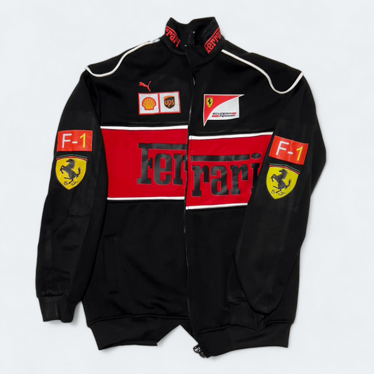 Ferrari Black F1 Racing Jacket – Unisex Motorsport Edition