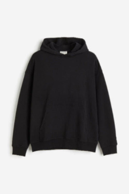 Classic Black Oversized Hoodie