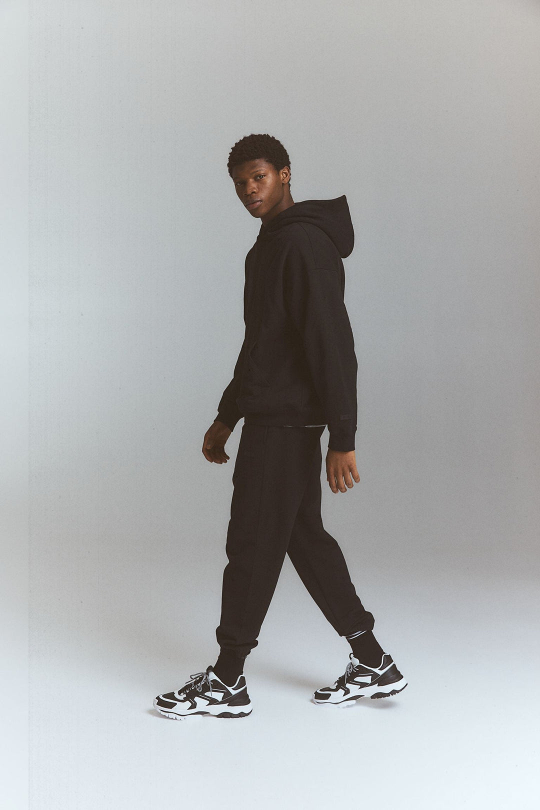 Classic Black Oversized Hoodie