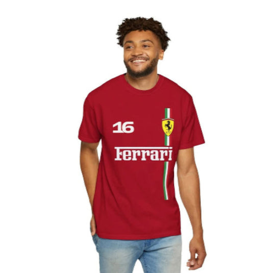 Ferrari Red Racing Graphic T-Shirt – Unisex Casual Wear