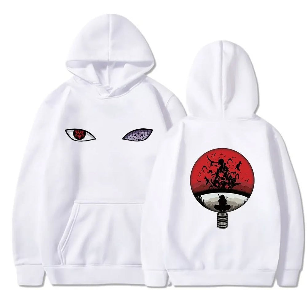 Naruto Uchiha Clan Sharingan & Rinnegan Black Hoodi