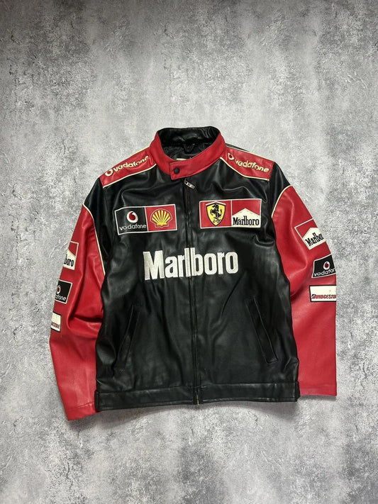 Ferrari Marlboro Racing Leather Jacket