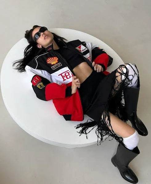 Red Ferrari F1 Racing Jacket